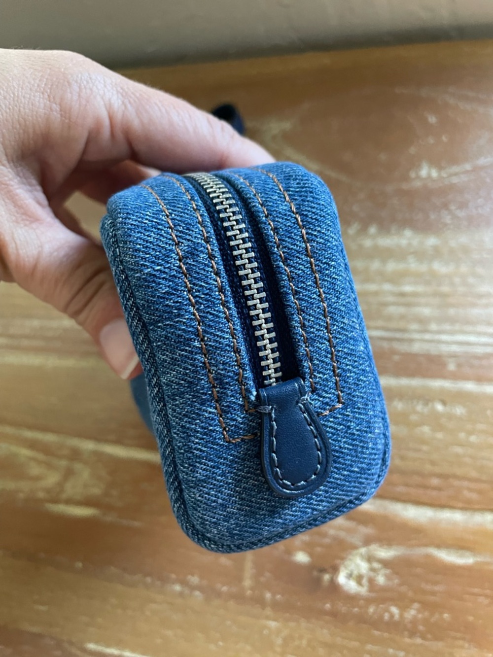 Coach Denim Wristlet NWT - Picture 6 of 9